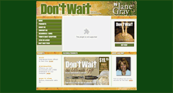 Desktop Screenshot of dontwait.com