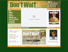 Tablet Screenshot of dontwait.com